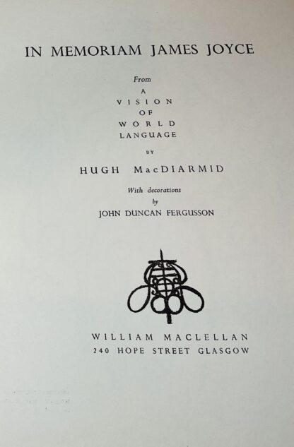 In Memoriam James Joyce : From A vision of World Language - Image 2