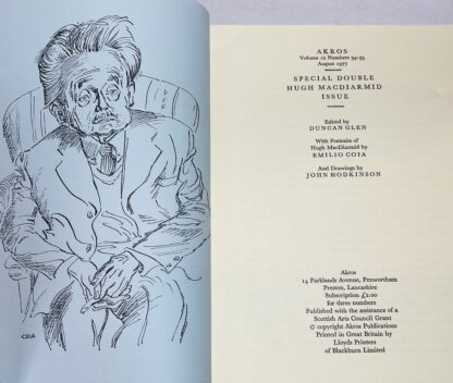 Akros: Volume 12, Numbers 34-35, August 1977 - Special Double Hugh MacDiarmid Issue - Image 2