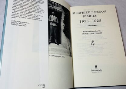 Siegfried Sassoon: Diaries. Volume 1: 1915-1918; Volume 2: 1920-1922; Volume. 3: 1923-1925 [Three Volume Set Complete] - Image 5