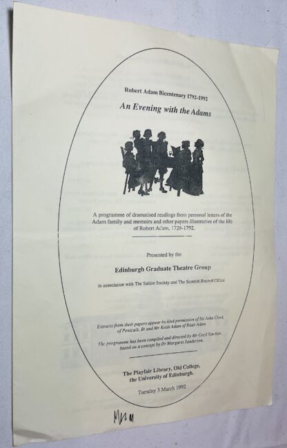 William Adam: 1689-1748, A Tercentenary Exhibition Organised by the William Adam Trust - Image 3