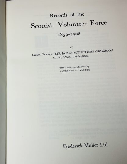 Records of the Scottish Volunteer Force, 1859-1908 - Image 2