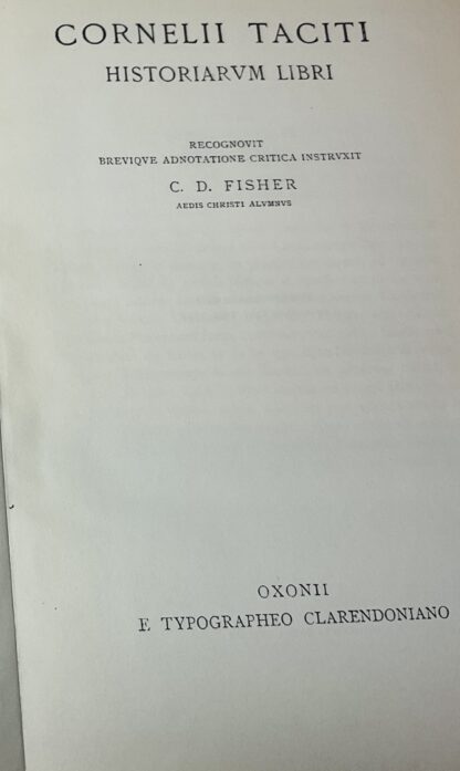 Cornelii Taciti Historiarum Libri - Image 3