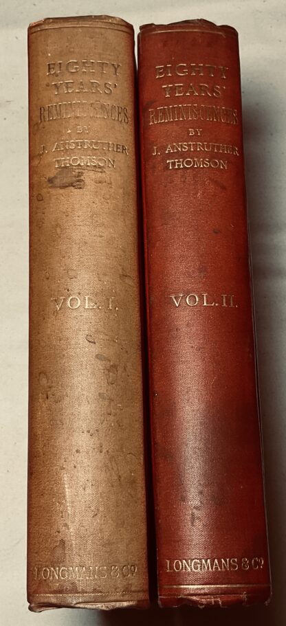 Eighty Years' Reminiscences [Two volume set]