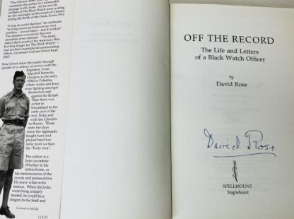 Off the Record: The Life and Letters of a Black Watch Officer - Image 2