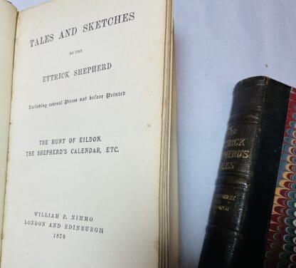 Tales and Sketches by the Ettrick Shepherd : The Hunt of Eildon, The Shepherd's Calendar etc. Including several pieces not previously printed - Image 2