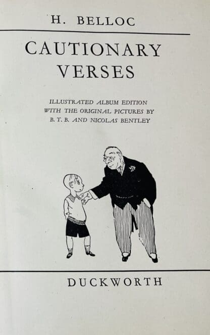Cautionary Verses [Illustrated Album Edition] - Image 2