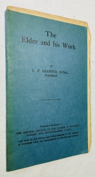 The Elder and His Work