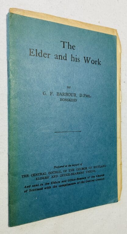 The Elder and His Work