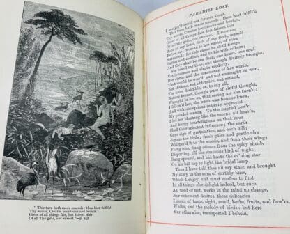The "Lansdowne" Poets: The Poetical Works of John Milton, With Memoir, Explanatory Notes, &c. Portrait and Original Illustrations - Image 2