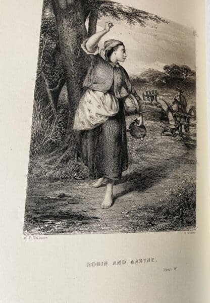 Ramsay And The Earlier Poets Of Scotland To Which Is Added Ancient Ballads and Songs. Edited, With Notes Critical and Biographical By Allan Cunningham. Illustrated by Steel Engravings. - Image 4