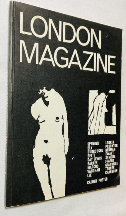 London Magazine: December 1967, Vol 7, No. 9 [Spender, Lee, Larkin, Burroughs, Larkin]