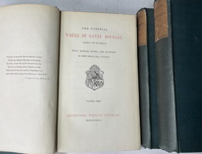The Poetical Works of Gavin Douglas, Bishop of Dunkeld [Four Volume Set] - Image 3