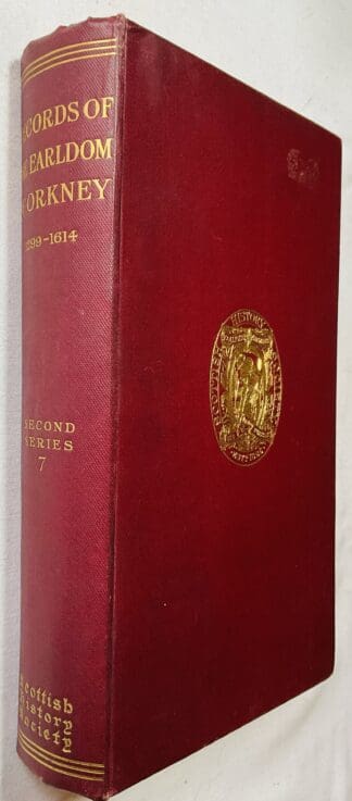 Records of the Earldom of Orkney,1299-1614