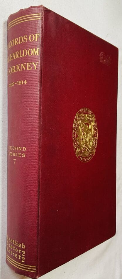 Records of the Earldom of Orkney,1299-1614