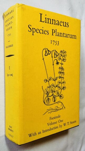 Linnaeus' Species Plantarum 1753: A Facsimile of the First edition, Volume 1
