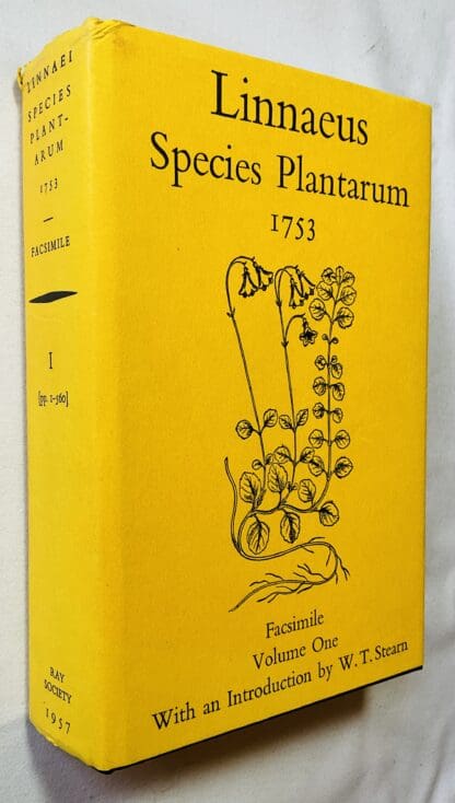 Linnaeus' Species Plantarum 1753: A Facsimile of the First edition, Volume 1