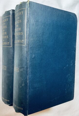 History of the Lands and Their Owners in Galloway[Two volume set]