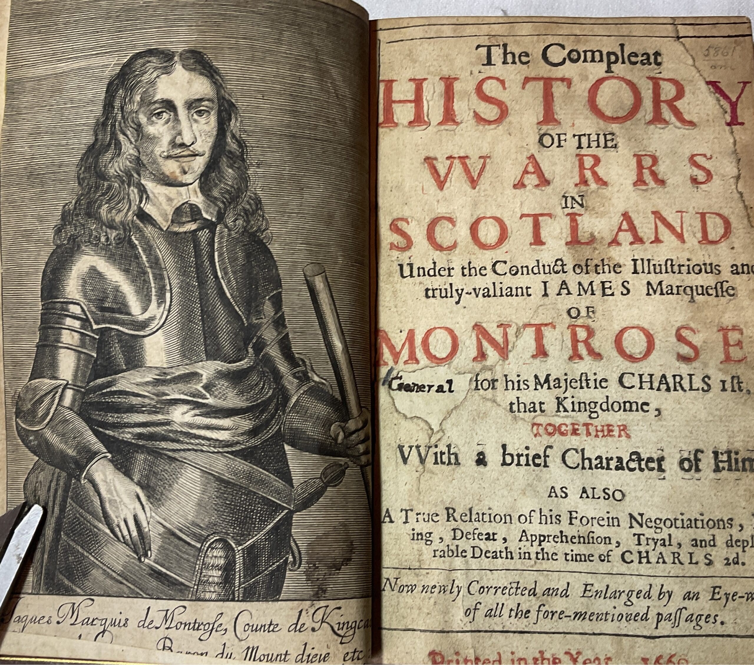 The Compleat History of the Warrs in Scotland under the Conduct of the Illustrious and truly-valiant James Marquesse of Montrose. - Image 3