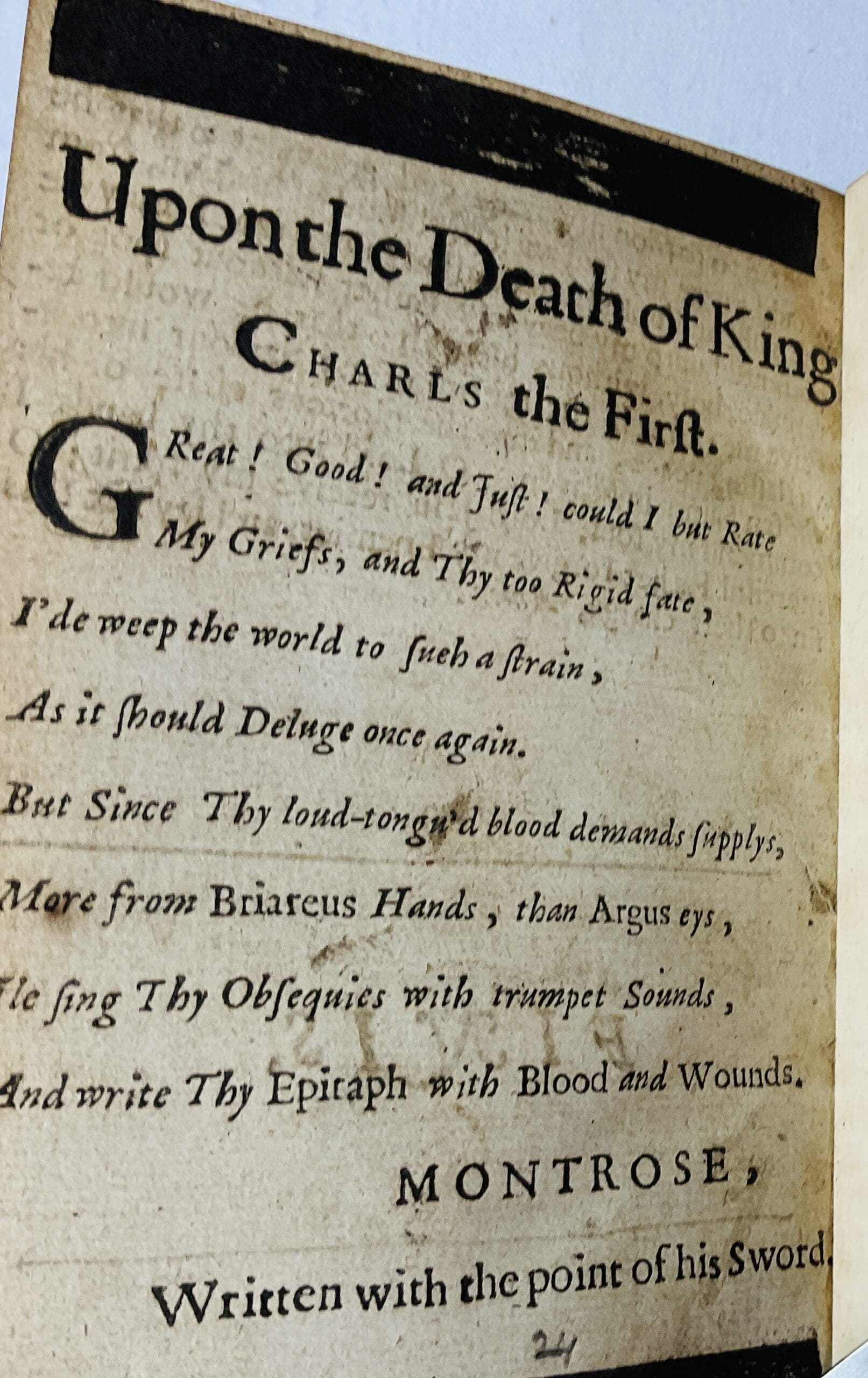 The Compleat History of the Warrs in Scotland under the Conduct of the Illustrious and truly-valiant James Marquesse of Montrose. - Image 4