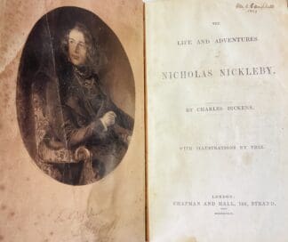 The Life and Adventures of Nicholas Nickleby [First edition]