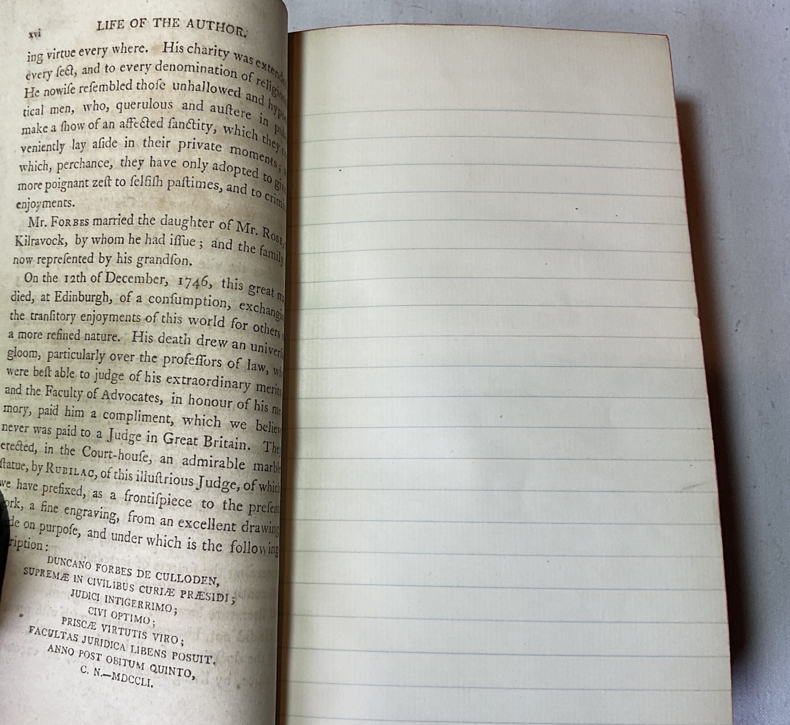 The Works of the Right Honourable Duncan Forbes, of Culloden Late Lord President of the Court of Session in Scotland: To which is prefixed a biographical sketch of the life of the author by J. Bannatyne, Esq. - Image 3