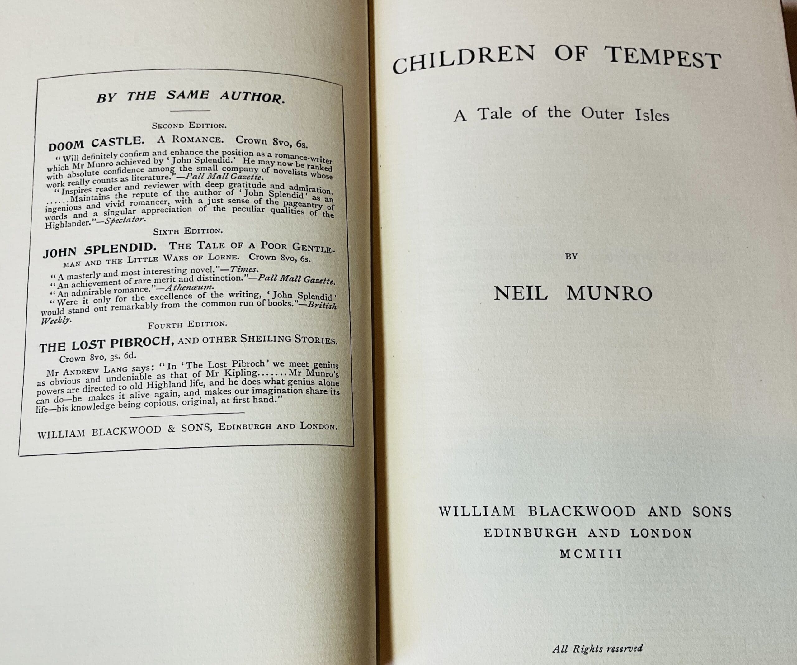 Chilldren of Tempest: A Tale of the Outer Isles - Image 2