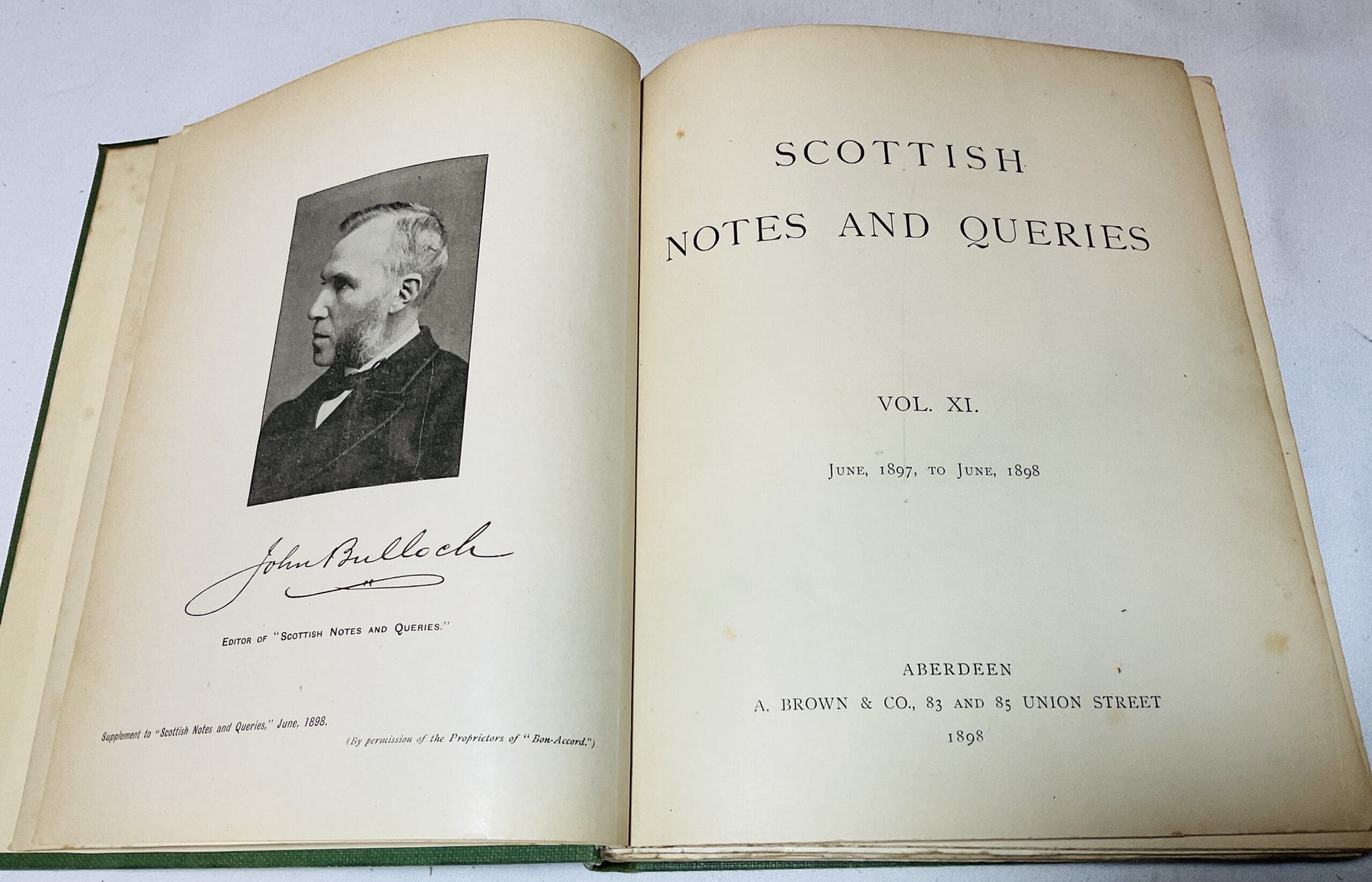 Scottish Notes and Queries Volume XI and Volume XII- June 1897, to May 1899. (1st Series) - Image 2