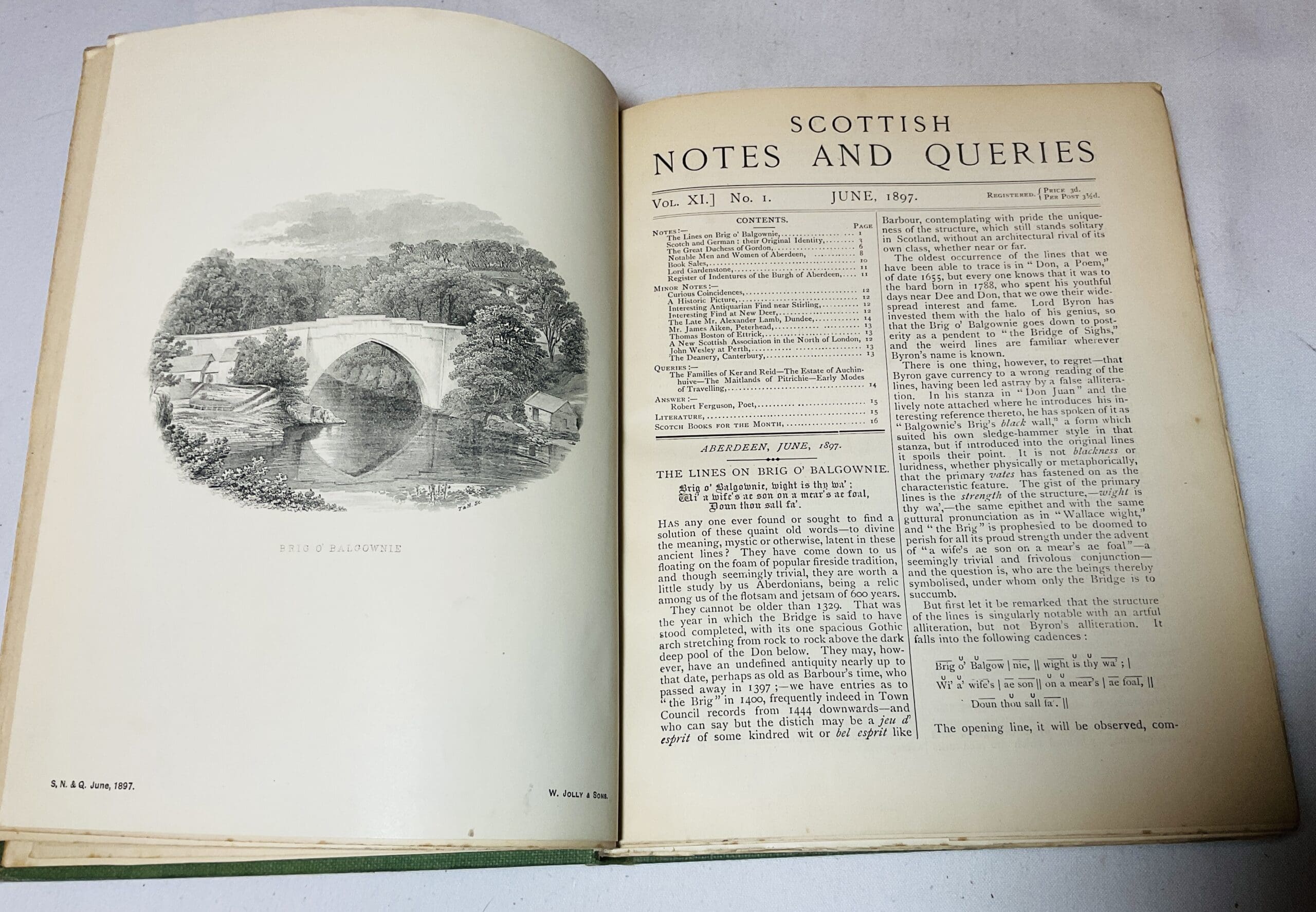Scottish Notes and Queries Volume XI and Volume XII- June 1897, to May 1899. (1st Series) - Image 3