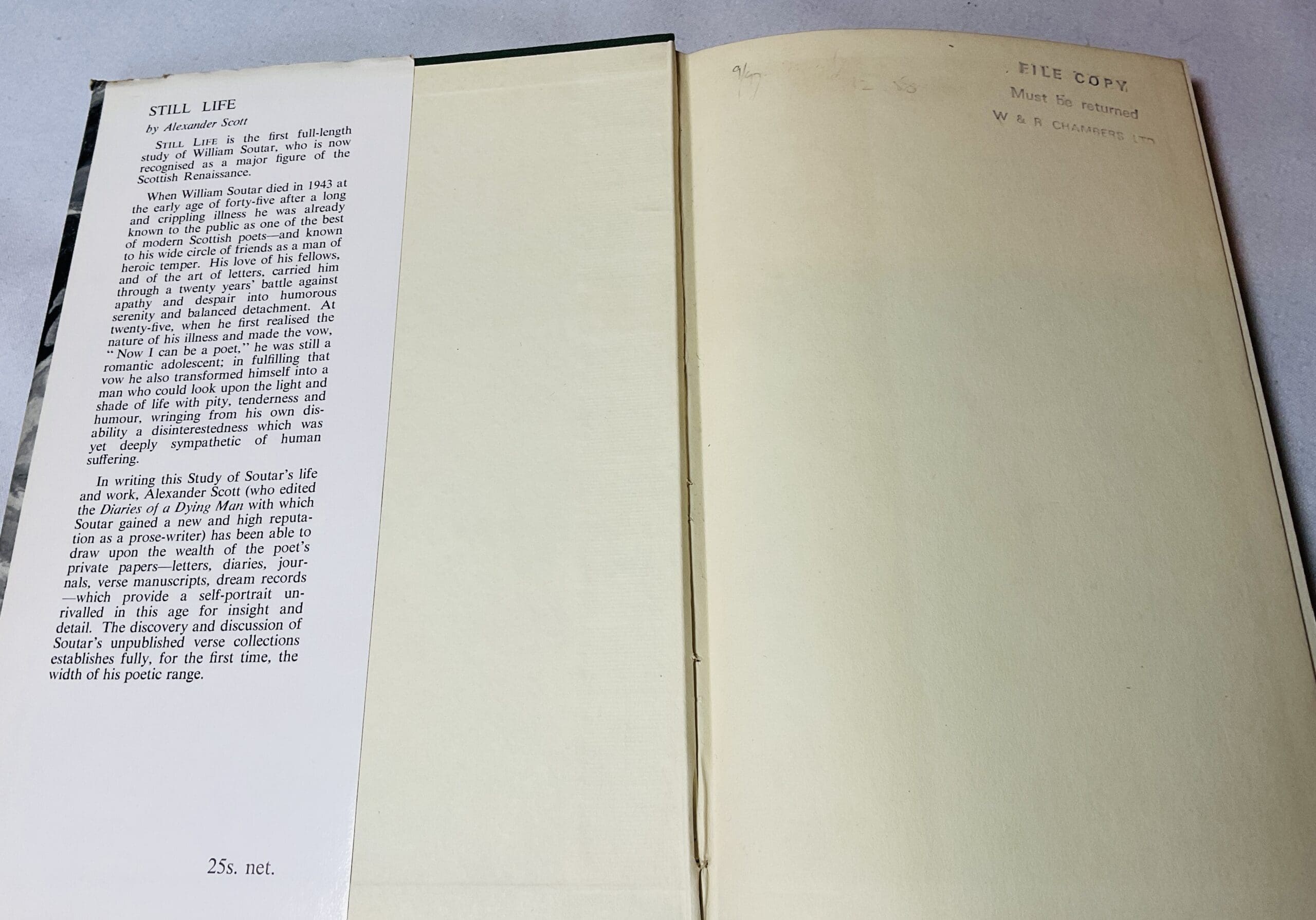 Still life: William Soutar, 1898-1943 - Image 2