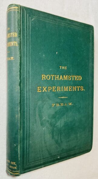The Rothamsted Experiments on the Growth of Wheat, Barley, and the Mixed Herbage of Grass Land