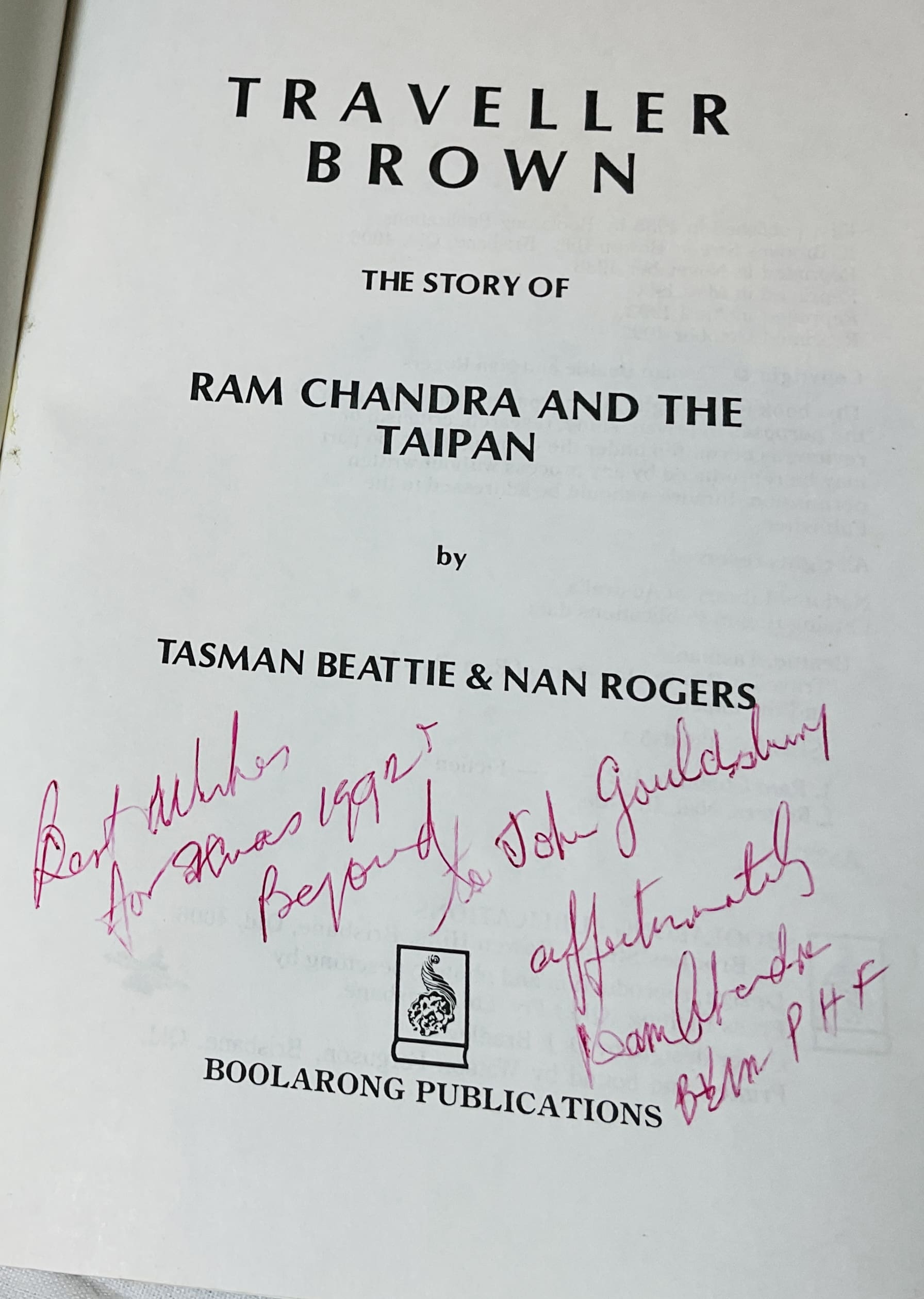 Traveller Brown: The Story Of Ram Chandra And The Taipan - Image 2