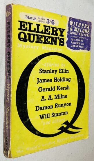 Ellery Queen's Mystery Magazine  March 1963 No.134
