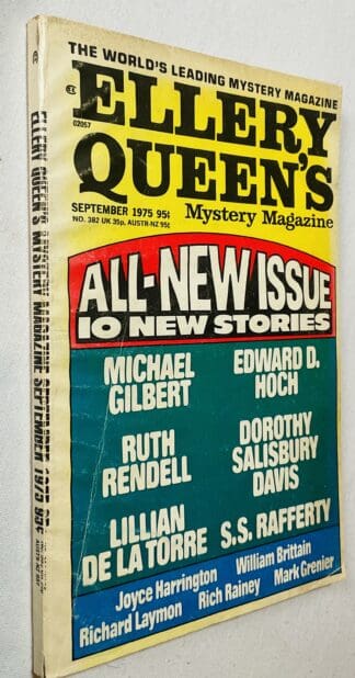 Ellery Queen's Mystery Magazine  Speptember 1975, No. 382