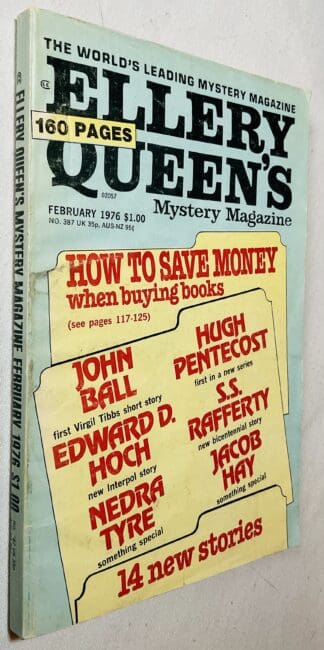 Ellery Queen's Mystery Magazine  February 1976, No. 387
