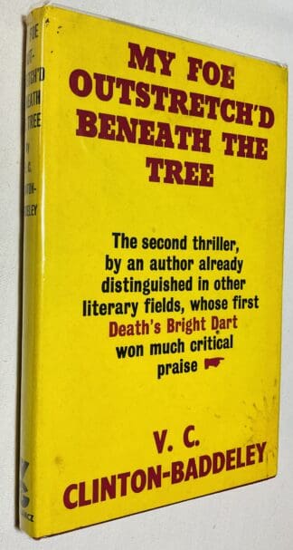 My Foe Outstretch'd Beneath the Tree