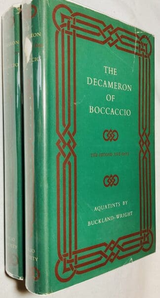 The Decameron of Giovanni Boccaccio [2 Volume set in dustjackets]