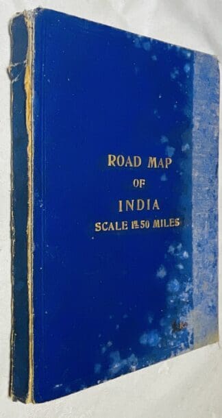 Road Map of India Scale 1 inch: 50 miles