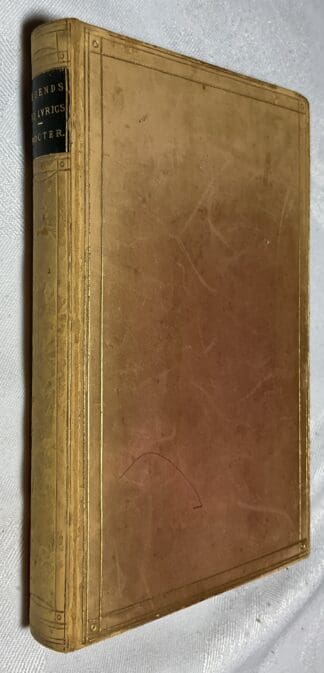 Legends and Lyrics: A Book of Verses