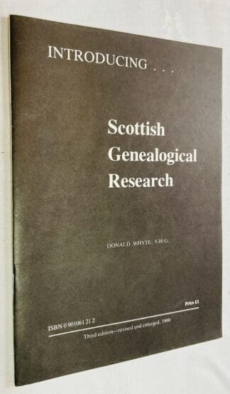 Introducing Scottish Genealogical Research