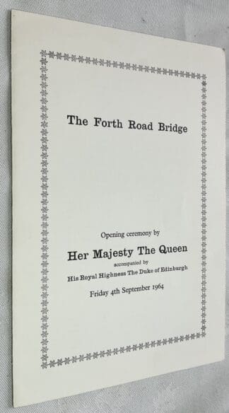 The Forth Road Bridge: Opening Ceremony by Her Majesty the Queen, Accompanied by His Royal Highness the Duke of Edinburgh, Friday 4th September 1964