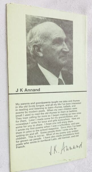 J.K. Annand: [poems].