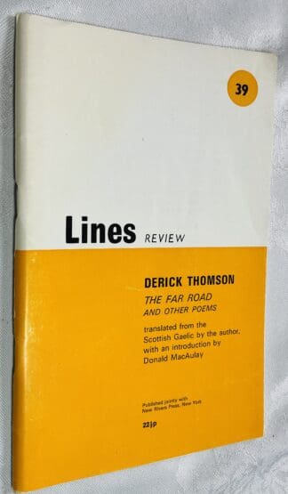 Lines Review No. 38: The Far Road, and Other Poems