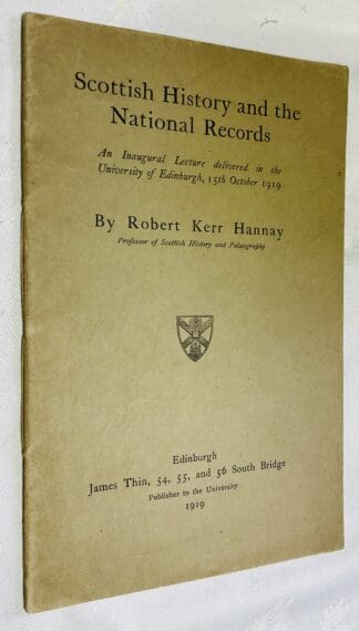Scottish History and the National Records