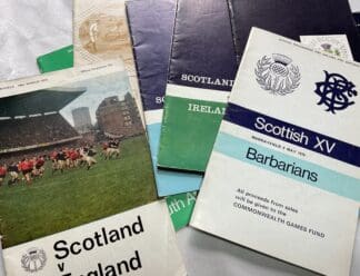 Scotland Rugby International Programmes [10 volumes] 1966-1972
