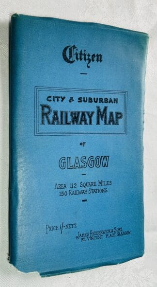 The "Citizen" City and Suburban Railway Map of Glasgow [1895]