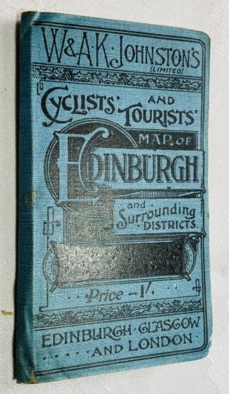 W. & A.K. Johnston's Cyclists' Road Map of the County of Edinburgh, with Portions of the Adjoining Counties,  1896