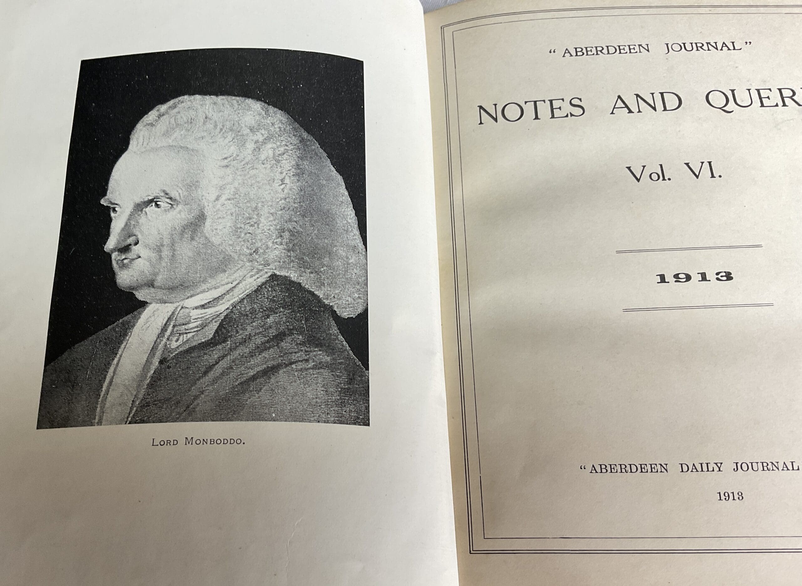 Aberdeen Journal Notes and Queries: Volume VI. 1913 - Image 2