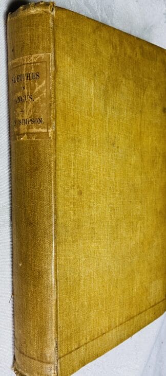 Sketches In Angus: Being A Series Of Papers On The Natural History Of Forfarshire