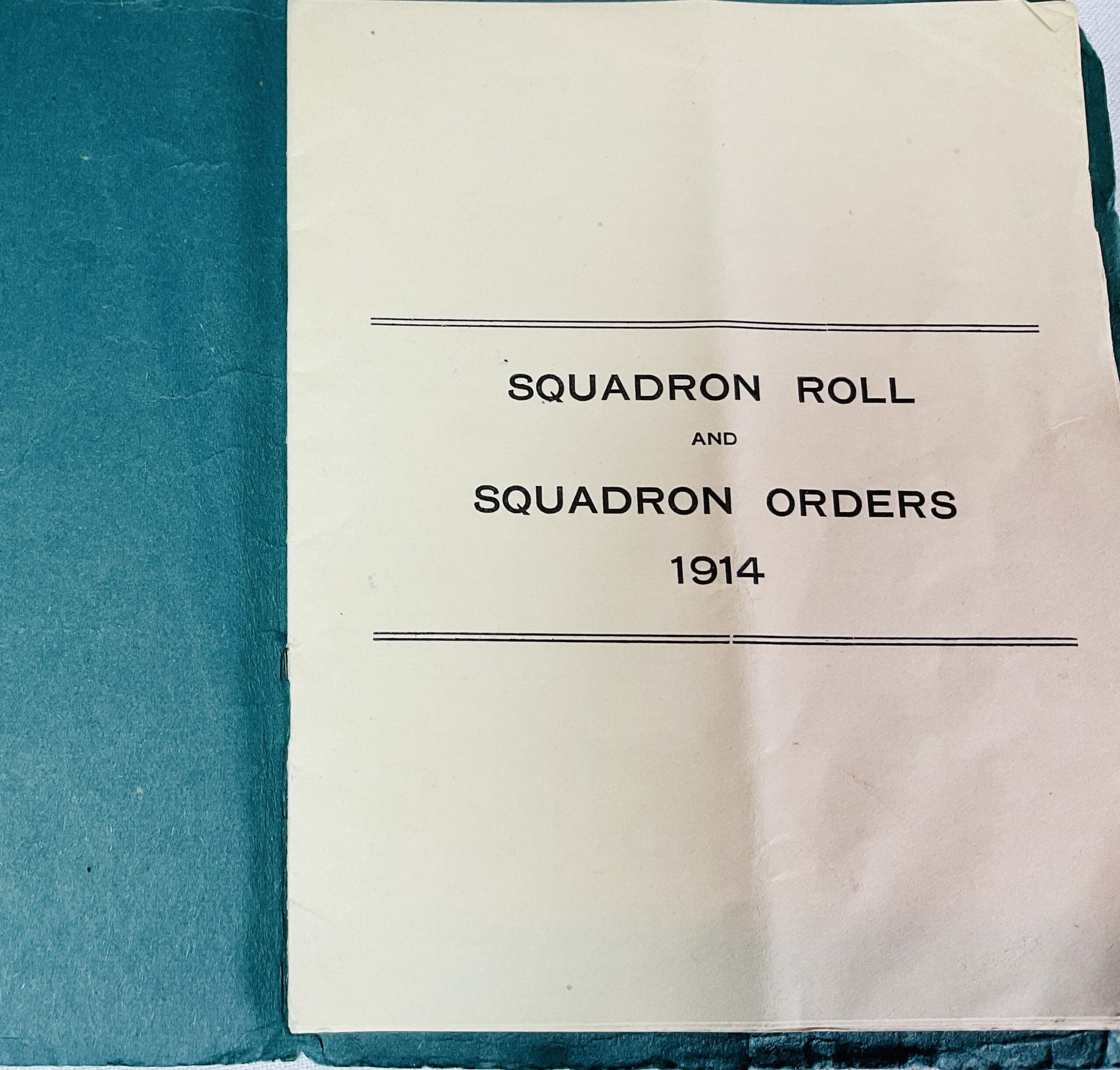 "A" squadron Lothians Border Horse: Squadron Roll and Squadron Orders 1914 - Image 4