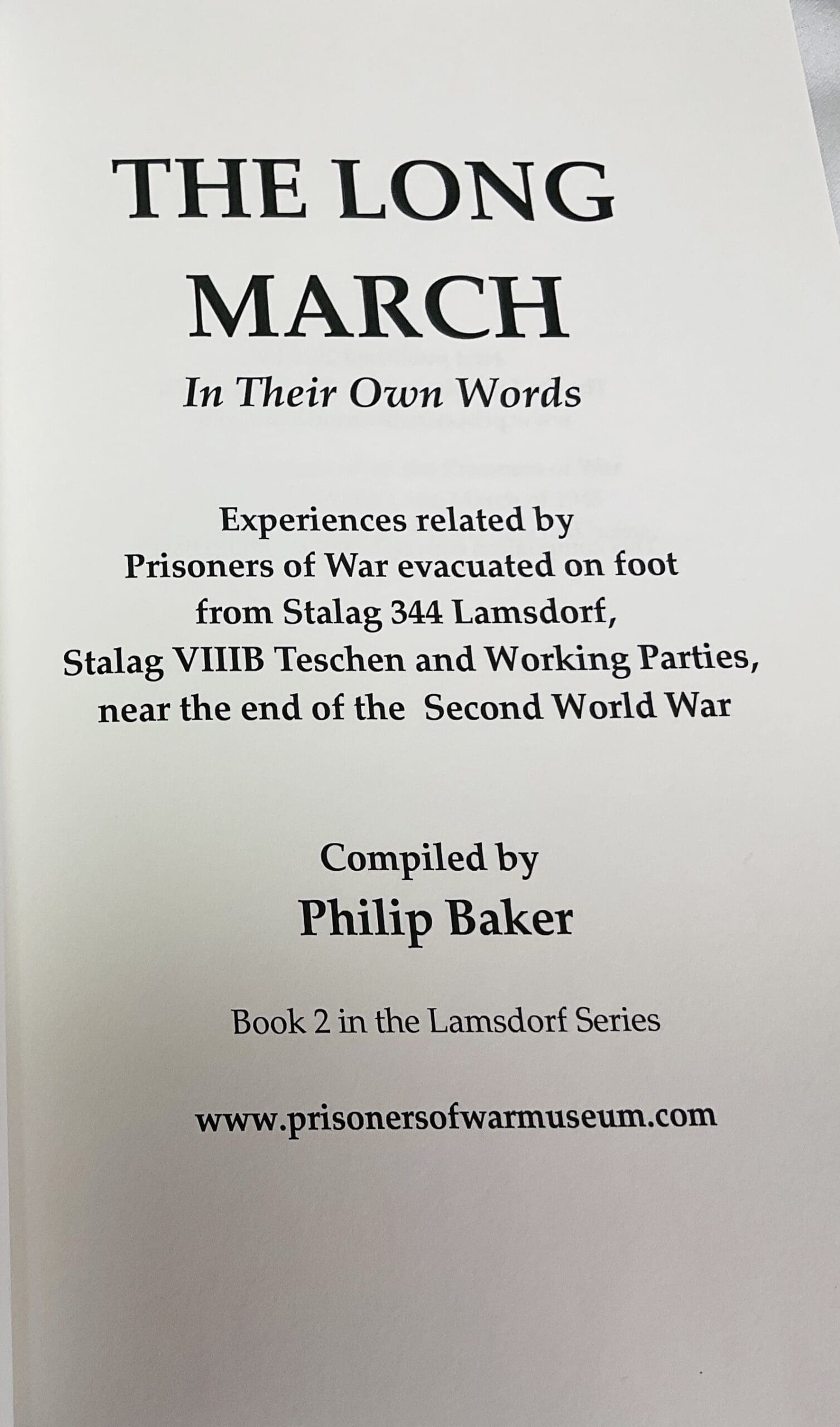 The Long March/ Lamsdorf: In Their Own Words - Image 2